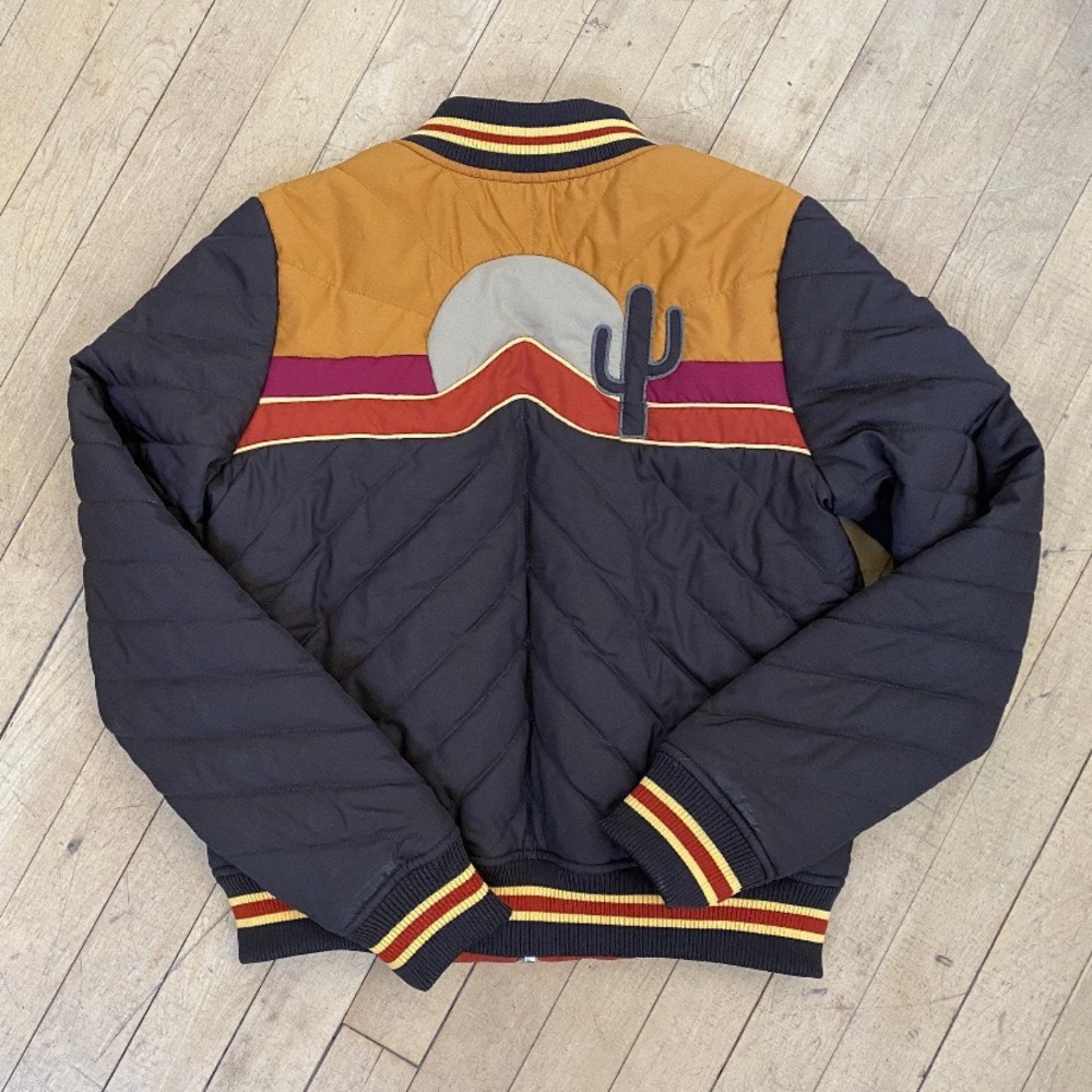 Classic Rock Couture Sonora Sunrise Bomber Jacket size small